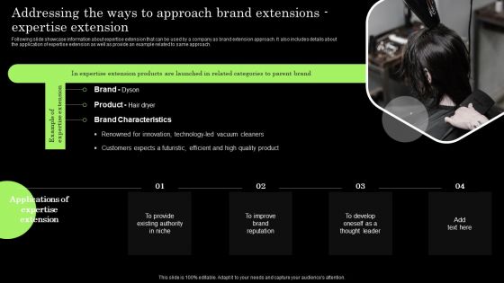 Tactical Brand Extension Launching Addressing The Ways To Approach Brand Extensions Expertise Topics PDF