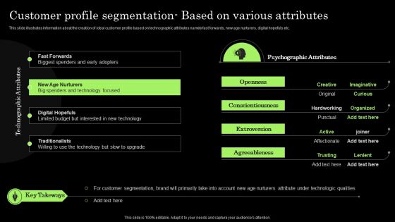 Tactical Brand Extension Launching Customer Profile Segmentation Based On Various Introduction PDF