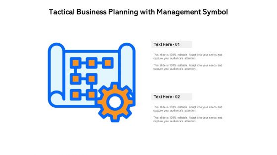 Tactical Business Planning With Management Symbol Ppt PowerPoint Presentation Icon Styles PDF