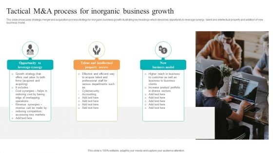 Tactical M And A Process For Inorganic Business Growth Ppt Inspiration Graphics Design PDF Tactical M And A Process For Inorganic Business Growth Ppt Inspiration Graphics Design PDF