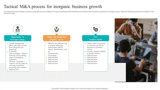 Tactical M And A Process For Inorganic Business Growth Ppt Inspiration Graphics Design PDF