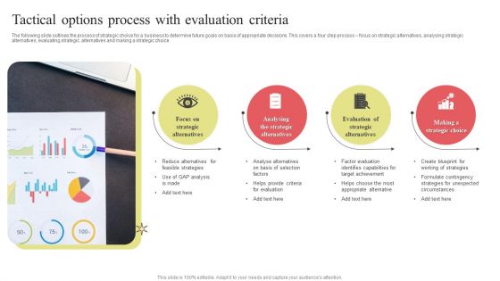 Tactical Options Process With Evaluation Criteria Inspiration PDF