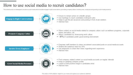 Tactical Process For Social How To Use Social Media To Recruit Candidates Microsoft PDF Tactical Process For Social How To Use Social Media To Recruit Candidates Microsoft PDF