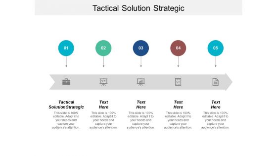 Tactical Solution Strategic Ppt PowerPoint Presentation Infographics Brochure Cpb