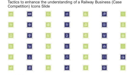 Tactics To Enhance The Understanding Of A Railway Business Case Competition Icons Slide Brochure PDF