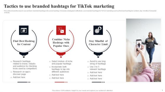 Tactics To Use Branded Hashtags For Tiktok Marketing Inspiration PDF