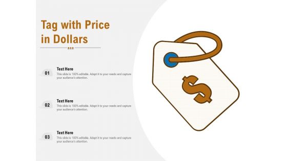 Tag With Price In Dollars Ppt PowerPoint Presentation Outline Templates PDF