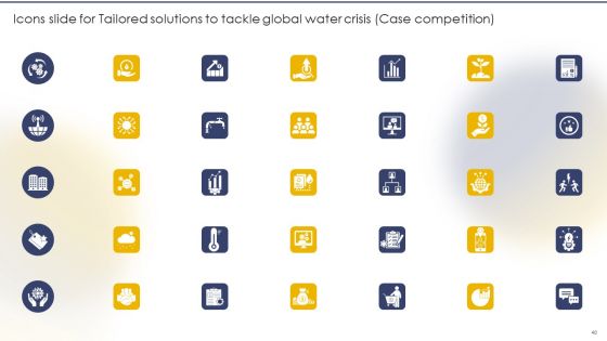 Tailored Solutions To Tackle Global Water Crisis Case Competition Ppt PowerPoint Presentation Complete Deck With Slides