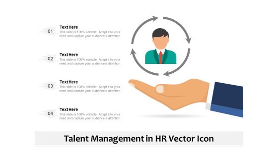 Talent Management In HR Vector Icon Ppt PowerPoint Presentation Icon PDF