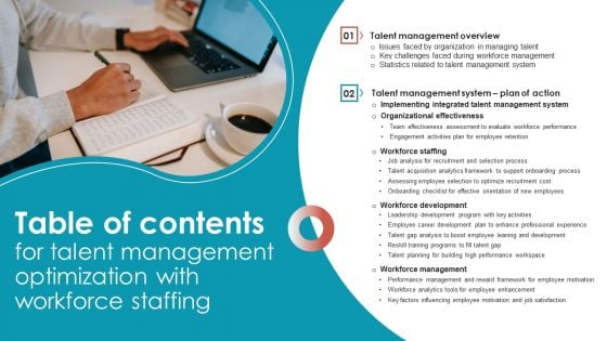 Talent Management Optimization With Workforce Staffing Table Of Contents Structure PDF Guidelines PDF Structure PDF