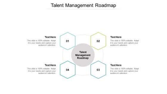 Talent Management Roadmap Ppt PowerPoint Presentation Icon Templates Cpb