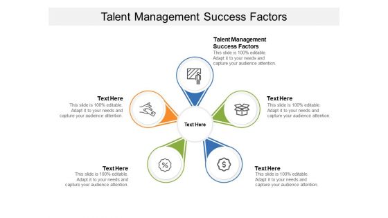 Talent Management Success Factors Ppt PowerPoint Presentation Slides Background Cpb