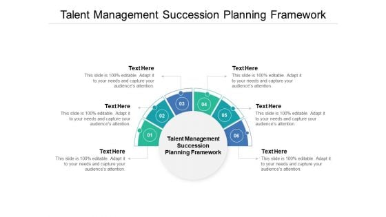 Talent Management Succession Planning Framework Ppt PowerPoint Presentation Professional Slides Cpb