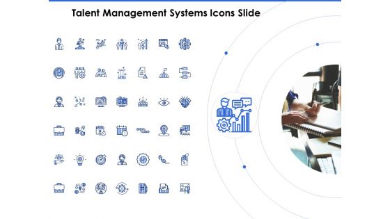 Talent Management Systems Icons Slide Ppt Infographics Diagrams PDF