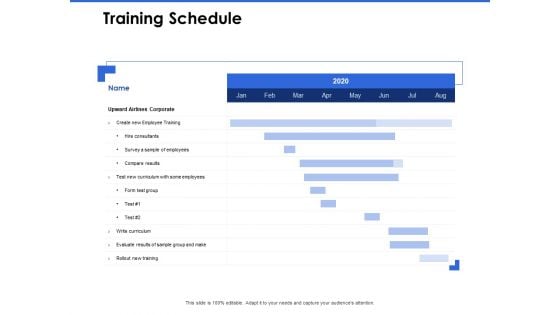 Talent Management Systems Training Schedule Ppt Slides Pictures PDF