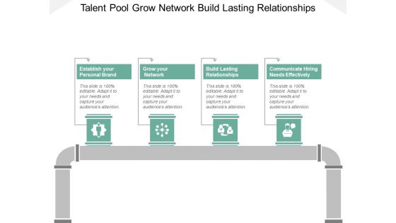 Talent Pool Grow Network Build Lasting Relationships Ppt PowerPoint Presentation Summary Background