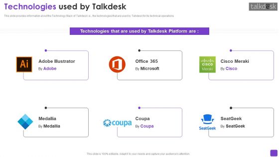 Talkdesk Investor Financing Business Pitch Deck Ppt PowerPoint Presentation Complete Deck With Slides