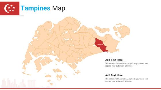 Tampines Map PowerPoint Presentation PPT Template PDF