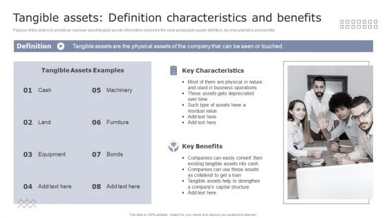 Tangible Assets Definition Characteristics And Benefits Guide To Asset Cost Estimation Mockup PDF Tangible Assets Definition Characteristics And Benefits Guide To Asset Cost Estimation Mockup PDF
