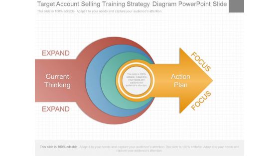 Target Account Selling Training Strategy Diagram Powerpoint Slide
