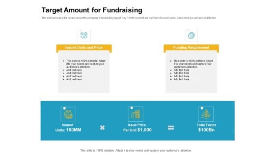 Target Amount For Fundraising Background PDF Target Amount For Fundraising Background PDF