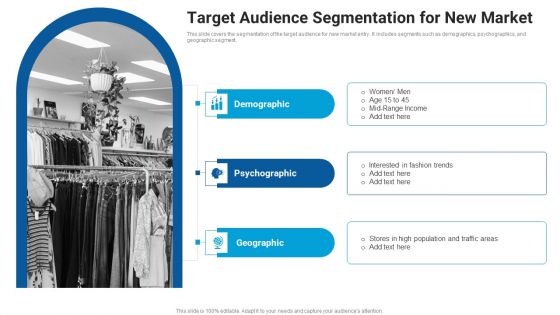 Target Audience Segmentation For New Market Market Entry Approach For Apparel Sector Ideas PDF
