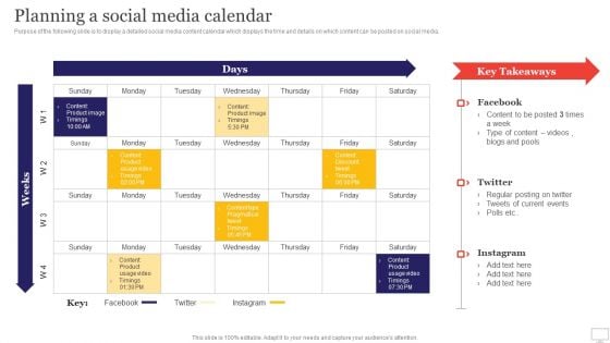 Target Audience Strategy For B2B And B2C Business Planning A Social Media Calendar Guidelines PDF