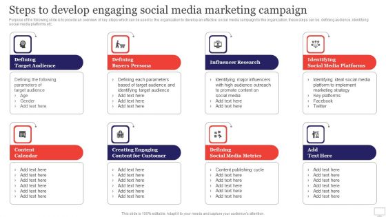 Target Audience Strategy For B2B And B2C Business Steps To Develop Engaging Social Media Marketing Campaign Demonstration PDF Target Audience Strategy For B2B And B2C Business Steps To Develop Engaging Social Media Marketing Campaign Demonstration PDF