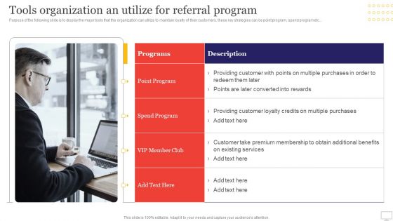 Target Audience Strategy For B2B And B2C Business Tools Organization An Utilize For Referral Program Elements PDF
