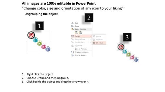 Target Board Business Icons In Series Powerpoint Templates