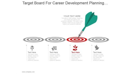 Target Board For Career Development Planning Ppt PowerPoint Presentation Visual Aids