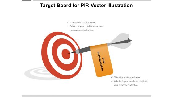 Target Board For PIR Vector Illustration Ppt PowerPoint Presentation Gallery Graphic Images PDF