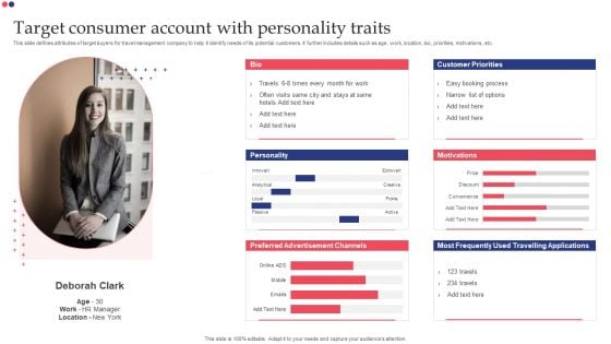 Target Consumer Account With Personality Traits Inspiration PDF Target Consumer Account With Personality Traits Inspiration PDF