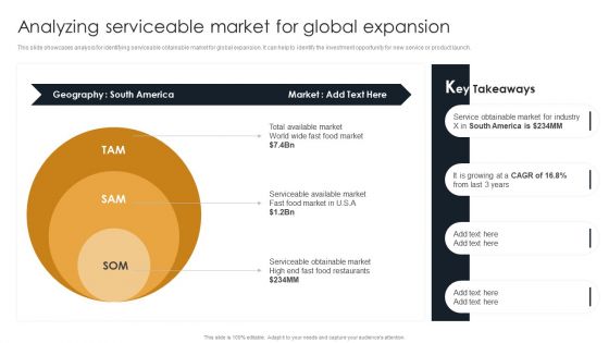 Target Customer Analysis Analyzing Serviceable Market For Global Expansion Microsoft PDF