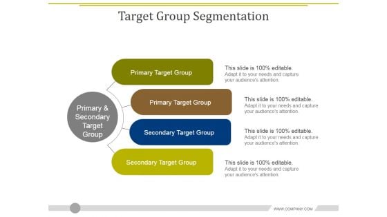 Target Group Segmentation Ppt PowerPoint Presentation Ideas Layout