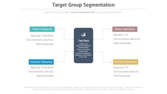 Target Group Segmentation Ppt Slides Target Group Segmentation Ppt Slides