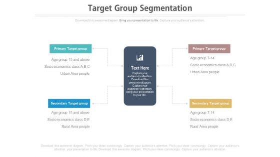 Target Group Segmentation Ppt Slides