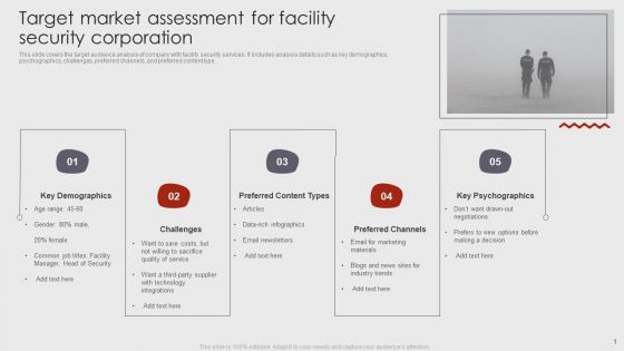 Target Market Assessment For Facility Security Corporation Brochure PDF