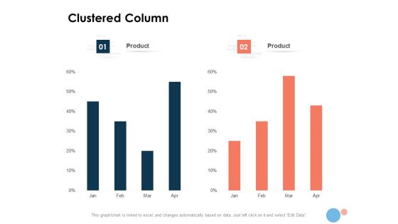 Target Market Clustered Column Ppt Infographics Files PDF