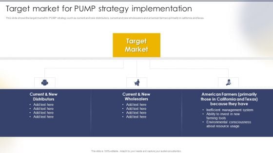 Target Market For PUMP Strategy Implementation Pictures PDF Target Market For PUMP Strategy Implementation Pictures PDF