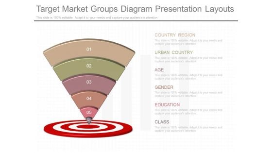 Target Market Groups Diagram Presentation Layouts