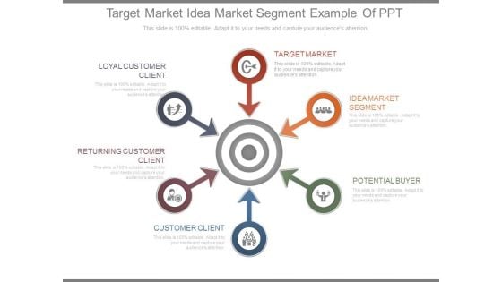 Target Market Idea Market Segment Example Of Ppt