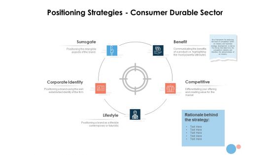 Target Market Positioning Strategies Consumer Durable Sector Ppt Summary Microsoft PDF