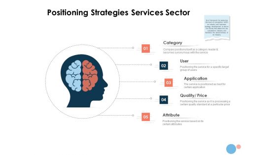 Target Market Positioning Strategies Services Sector Ppt Gallery Layouts PDF