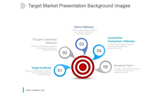 Target Market Presentation Background Images