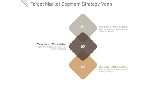 Target Market Segment Strategy Venn Ppt PowerPoint Presentation Templates