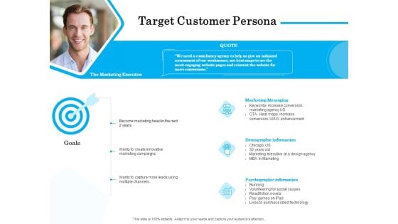 Target Market Segmentation Target Customer Persona Ppt PowerPoint Presentation Infographics Backgrounds PDF