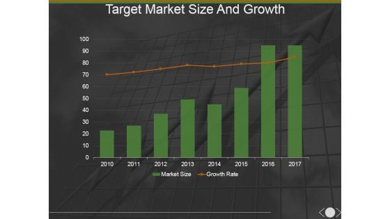 Target Market Size And Growth Template 2 Ppt PowerPoint Presentation Infographics Model