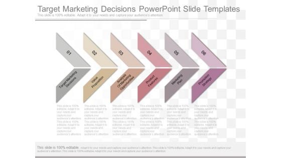 Target Marketing Decisions Powerpoint Slide Templates