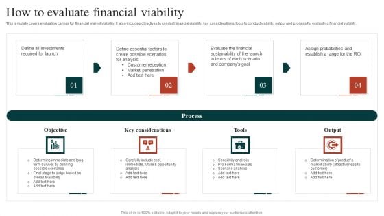 Target Marketing Techniques How To Evaluate Financial Viability Demonstration PDF